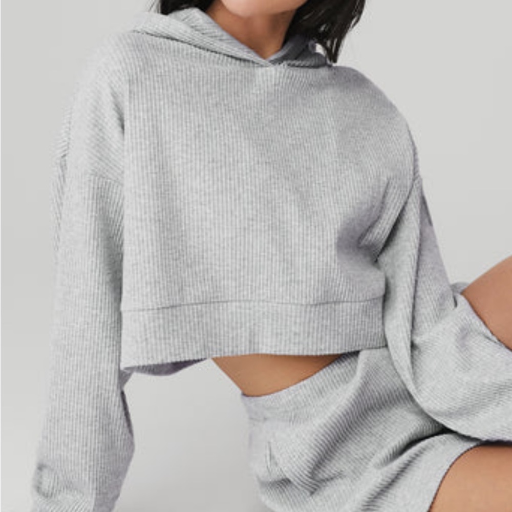 Alo muse hoodie grey size L